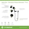Symmons Identity HydroMersion Double Handle Shower Diverter Trim Kit with Hand Spray (Valve Not Included) 6795MB15TRM - alternate 2