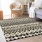 Homeroots 9' X 12' Charcoal Gray And Gold Quatrefoil Washable Indoor Outdoor Area Rug 583214 - alternate 3