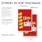 Signmission 1-2 Price, Vinyl Decals Only 24 Inch x 36 Inch, Vinyl Decal, 2PK DSB-2436-2PACK-1-2 Price - alternate 2