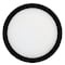 Bulbrite 5" Round 10.3-W 3000K LED Flush Mount Light, 850 Lumens, Black Finish 773601 - alternate 1