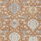 Homeroots 8' X 10' Copper Ivory And Gray Damask Washable Indoor Outdoor Area Rug 599409 - alternate 2