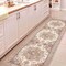 Jonathan Y Sersi Ornate Large Medallion Border Non-Slip Machine-Washable Beige/Cream 2 ft. x 8 ft. Runner Rug WSH505H-28 - alternate 2