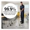 Rubbermaid Commercial 18.5 x 5.5 x 0.5 Wet Mop Pad, Blue, Microfiber, PK12 FGQ41000BL00 - alternate 2