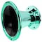 Deejay Led Blue-Green Bolt-on Horn Flare with 2-in Throat for 2-in Compatible High Frequency Drivers TBH2INHORNBKGREE - alternate 2