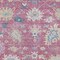 Homeroots 3' X 5' Pink Ivory And Denim Blue Floral Washable Indoor Outdoor Area Rug 605319 - alternate 2