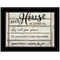 Homeroots Our House is Lived In 3 Black Framed Print Wall Art 404768 - alternate 1