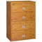 Fireking 4 Drawer, 1 Hr Fire & impact rated, 38" wide lateral Knotty Pine 4-3822-CKP - alternate 1