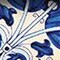 Homeroots 4" x 4" Blues and Reds Mosaic Peel and Stick Removable Tiles 400459 - alternate 2