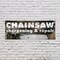Signmission Chainsaw Sharpening and Repair, 18 Inch x 48 Inch, Vinyl Banner B-30514 - alternate 2