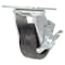 Vestil Rubber Swivel With Brake Caster 4 In. Diameter x 2 In. Width 396 Lb. Capacity Black CST-VE-4X2MR-SWB - alternate 1