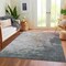 Homeroots 3' X 5' Taupe Brown And Silver Abstract Washable Indoor Outdoor Area Rug 617371 - alternate 2