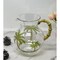 Homeroots 3 Quart Clear and Green Palm Tree Acrylic Pitcher 523323 - alternate 2