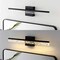 Jonathan Y Mario 22" 1-Light Modern Contemporary 360-Degree Rotatable Iron/Seeded Acrylic Integrated LED Vanity JYL7128A - alternate 2