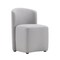 Manhattan Comfort Hearth Upholstered Side Chair in Light Gray DC1539-2 - alternate 2