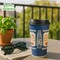 Ecoquality 20oz Insulated Paper Hot Cups With Black Dome Lids New York Greek Design Cups, 500PK EQ20OZANGPCBDL-500 - alternate 2