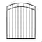 Nuvo Iron 45in Wx56in H Benitoite Gate Arched Rails, 48in W Opening, Self Close Hardware w/Double Side Handle IBGA4556 - alternate 1