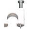 Dolphin Components Cable Staple, RG-59 Coaxial Cable Use Type, 1/4 in Size, White DCC-59W - alternate 1