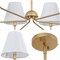 Jonathan Y Pauline 38" 6-Light Coastal Contemporary Adjustable Swooping Arm Candle-Style Metal LED Chandelier, W JYL9557A - alternate 3