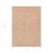 Homeroots 8' X 10' Peach And Ivory Floral Washable Indoor Outdoor Area Rug 582365 - alternate 2