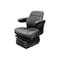 Uni Pro 1003 Air Suspension Seat, 12-Volt, Charcoal Gray Fabric 7915 - alternate 1