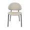 Manhattan Comfort Haven Metal Vegan Leather Side Chair in Stone Gray - Set of 4 DC1536-1 - alternate 2