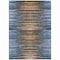 Homeroots 8' X 10' Blue Brown And Sky Blue Striped Washable Indoor Outdoor Area Rug 577983 - alternate 3