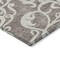Homeroots 9' X 12' Taupe And Ivory Damask Washable Indoor Outdoor Area Rug 614465 - alternate 2