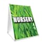 Signmission Nursery, 24 Inch x 18 Inch A-frame Yard Sign, Plastic Sign SBC-1824-Nursery - alternate 1
