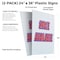 Signmission Space Available, Plastic Signs Only 24 Inch x 36 Inch, Corrugated Plastic, 2PK CSB-2436-2PACK-Space Available - alternate 2