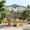 Pure Garden Striped Patio Umbrella, 9 Ft Sun Shade, Push Button Tilt for Outdoor Furniture, Deck or Backyard 50-LG1273 - alternate 2