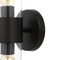 Jonathan Y Quinn 15.5" 2-Light Farmhouse Industrial Iron/Acrylic LED Sconce, Oil Rubbed Bronze/Clear JYL9913C - alternate 2