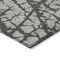 Homeroots 8' Runner Gray and Black Abstract Washable Non Skid Indoor Outdoor Runner Rug 559272 - alternate 2