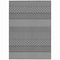 Homeroots 10' X 14' Black And Ivory Chevron Washable Indoor Outdoor Area Rug 612243 - alternate 2