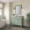 James Martin Vanities Brittany 48" Single Vanity, Sage Green, w/ 3 CM Siberian Silestone Top 650-V48-SGR-3SFR - alternate 2