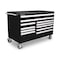 Tekton Rolling Tool Cabinet, 11 Drawer, Black, Steel, 60 in W x 32 in D x 41-1/2 in H OCL64100STM - alternate 1