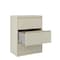 Hirsh 30 in W 3 Drawer Lateral File Cabinet, Putty, A4/Legal/Letter 14973 - alternate 2