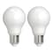 Bulbrite LED Filament 9 W Dimmable Milky Finish A19, E26 LED Light Bulb - 1100 Lumens, 3000K , 2PK 861924 - alternate 1