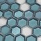 Apollo Tile Blue 10.8 in x 11.5 in Glass Glossy, Matte Floor and Wall Mosaic Tile 8.63 sqft/case, 10PK APLAHX8804A - alternate 2