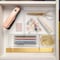 Martha Stewart Brody Set of 3 Stack and Slide Plastic Tray Office Desktop Organizers, 1-Small, 1-Medium, 1-Large BE-PB3317-3-CLR-MS - alternate 2