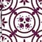 Homeroots 8" X 8" Merlot Lisa Removable Peel and Stick Tiles 400394 - alternate 2