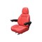 Uni Pro 445 Seat Top Assembly, Red Vinyl 8751 - alternate 1