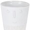 Homeroots Set of Two White Porcelain 4 Ounce Abstract Face Pot Planters, 2PK 517973 - alternate 2