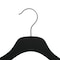 Nahanco 17in Black Rubber Wooden SlimLine Shirt/Dress Hanger, 50PK SL7081750 - alternate 2