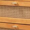 Baxton Studio Jenn Golden Brown Wood Japandi 5-Piece Queen Size Bedroom Set with Distressed-Finished Rattan 253-13897-13946-13946-13947-13948-ZORO - alternate 2