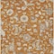 Homeroots 9' X 12' Copper Green And Gray Floral Washable Indoor Outdoor Area Rug 597846 - alternate 2