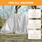 Tarps Now Tarps, 6 ft x 8 ft, 6 Mil, White, Polyethylene CSP6W-0608 - alternate 2