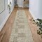Jonathan Y Petra Abstract Stripe Geometric Shag Gray/Ivory 2 ft. x 10 ft. Runner Rug MOH407B-210 - alternate 2