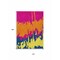 Homeroots 10' X 14' Pink Orange And Blue Abstract Washable Indoor Outdoor Area Rug 613643 - alternate 2