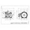 Baldor-Reliance EXPLOSION PROOF CHEM DUTY MOTOR, 5//3HP, 1750//1450RPM, 3PH, 60//50HZ, 184T, X CPX18546T - alternate 2