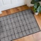 World Rug Gallery Bohemian Stripe Lines Washable Non Slip Area Rug 2 ft x 4 ft Black WR68BLACK2X4 - alternate 1